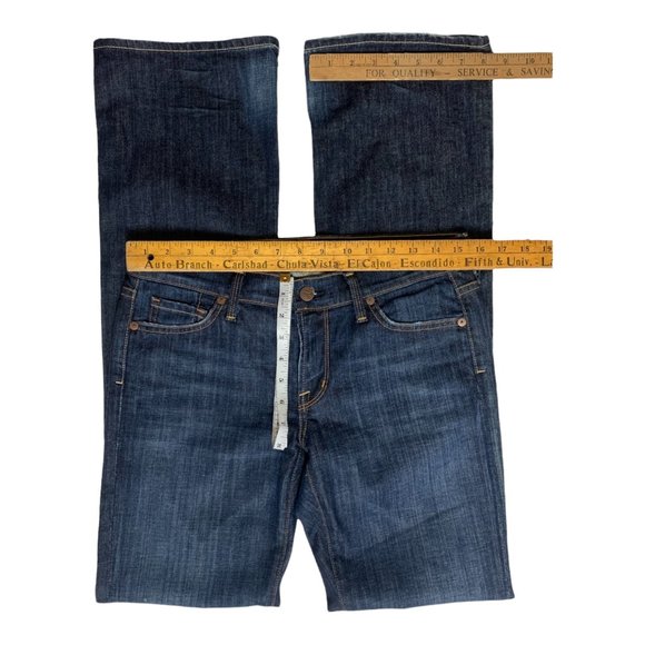 Citizens of Humanity 'Kelly 001 Low Waist Bootcut' Womens Jeans Blue W31xL35 - Picture 6 of 12